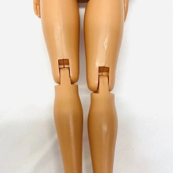 MATTEL BARBIE Doll Blond Hair Articulated Elbow Knees Earrings Dress 12" Tall - Picture 11 of 12